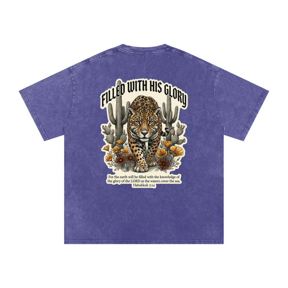 Glory Snow Washed Oversized Cotton T-Shirt