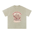 Bones Snow Washed Oversized Cotton T-Shirt