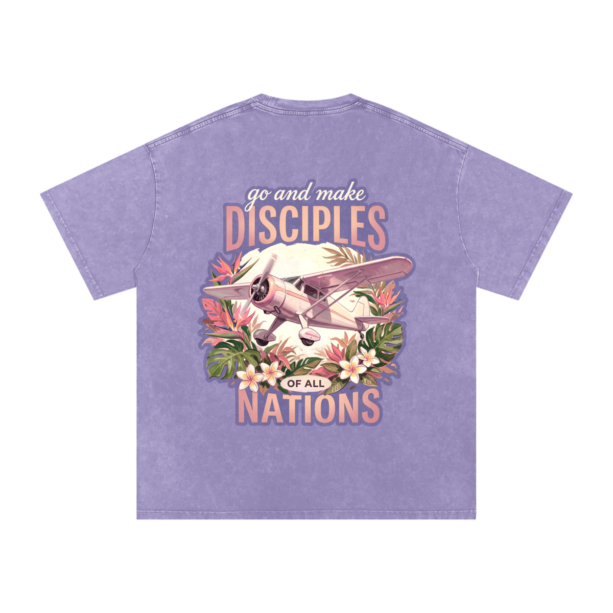Disciples Snow Washed Oversized Cotton T-Shirt