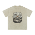 Knight Snow Washed Oversized Cotton T-Shirt