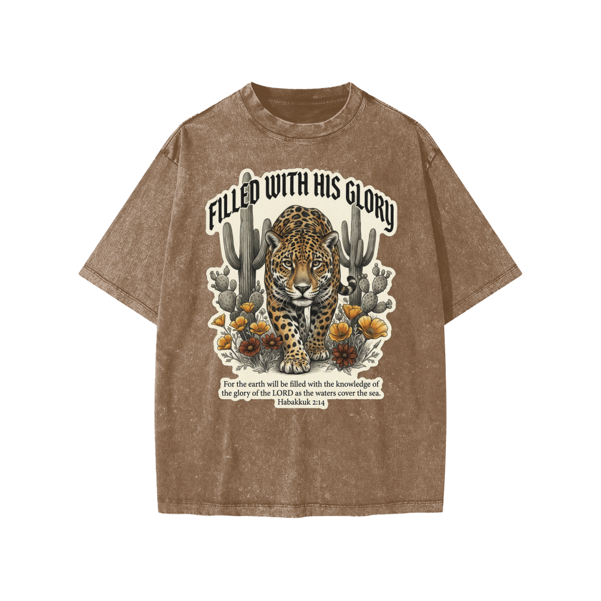 Filled with his Glory Snow Washed Kids' T-Shirt