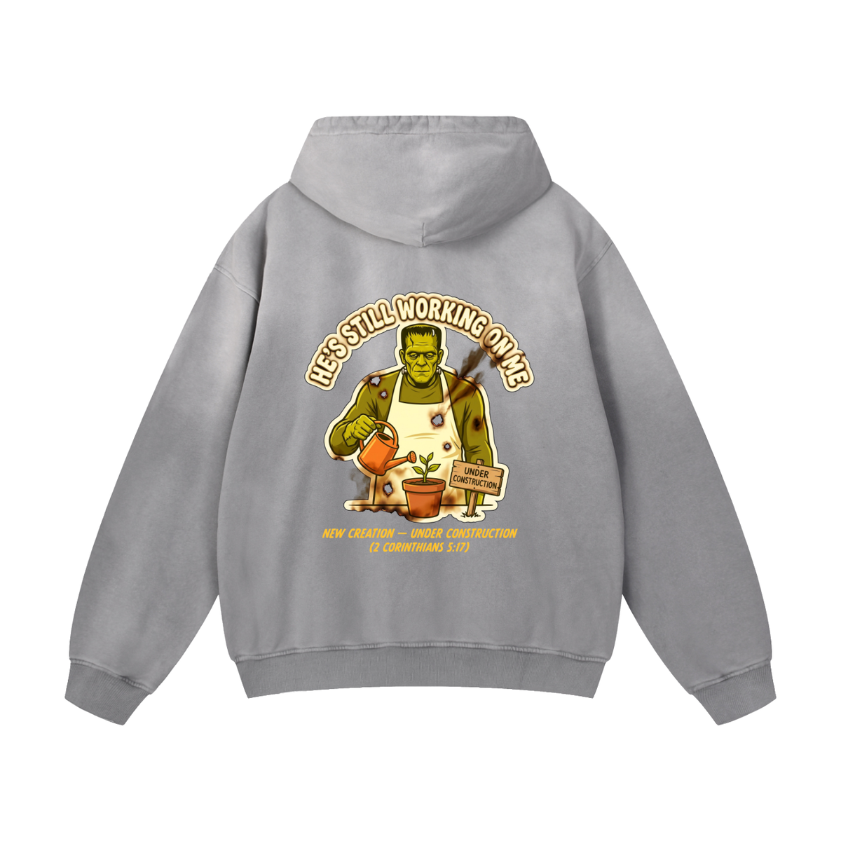 Franky Heavyweight Sunfade Oversized Hoodie