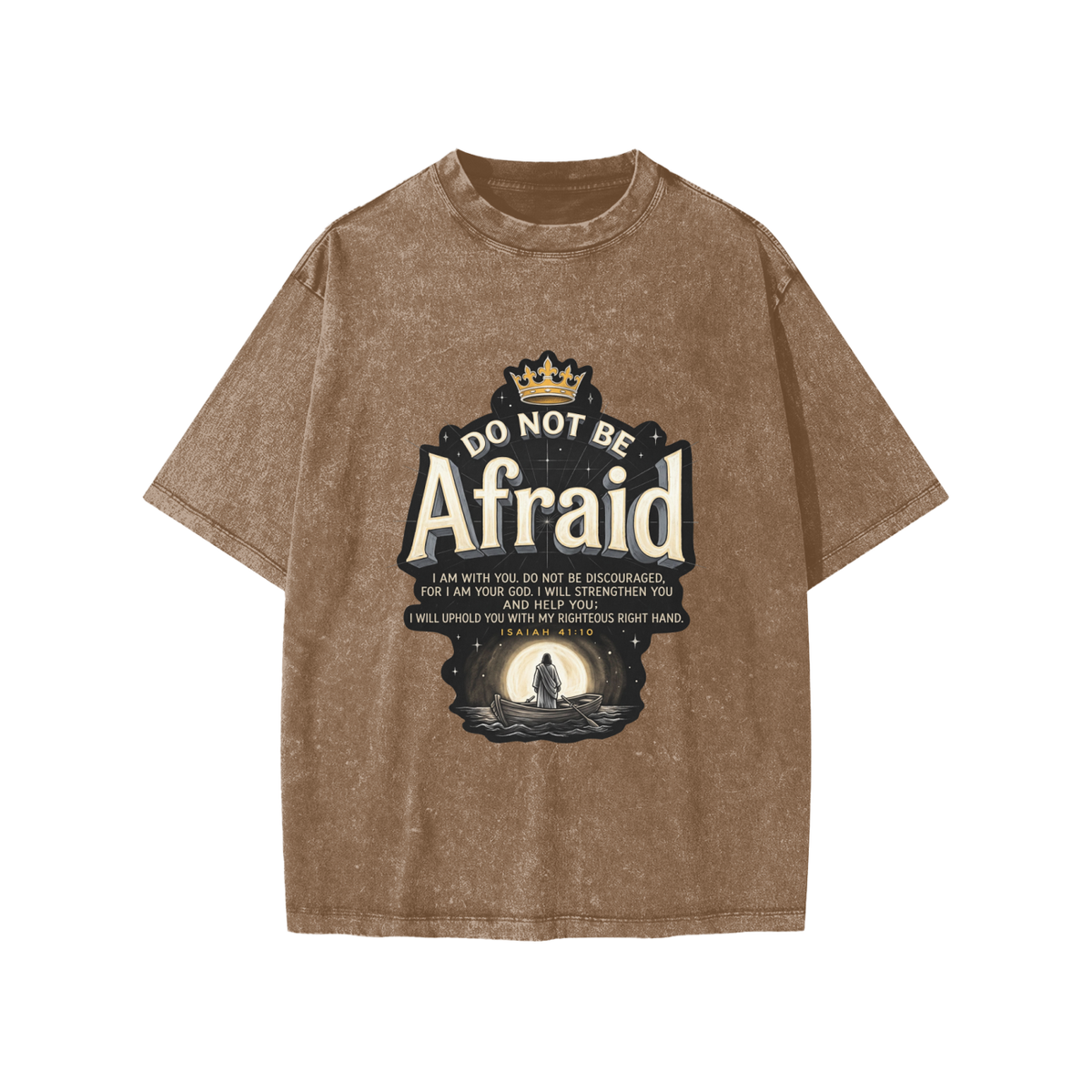 Afraid Snow Washed Kids' T-Shirt