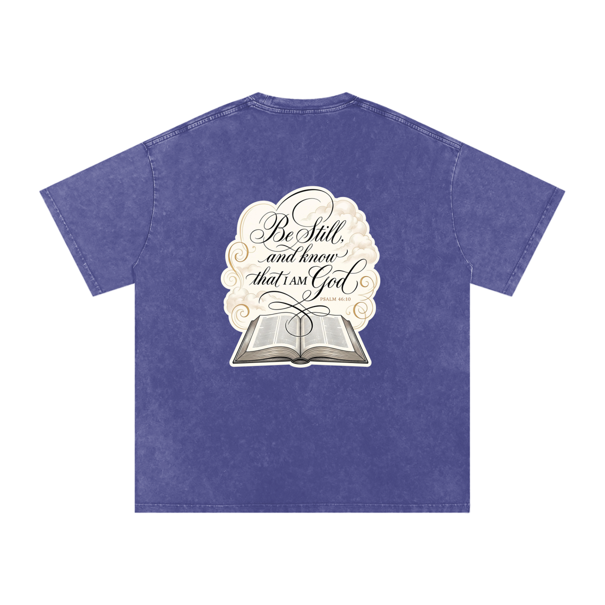 I AM Snow Washed Oversized Cotton T-Shirt