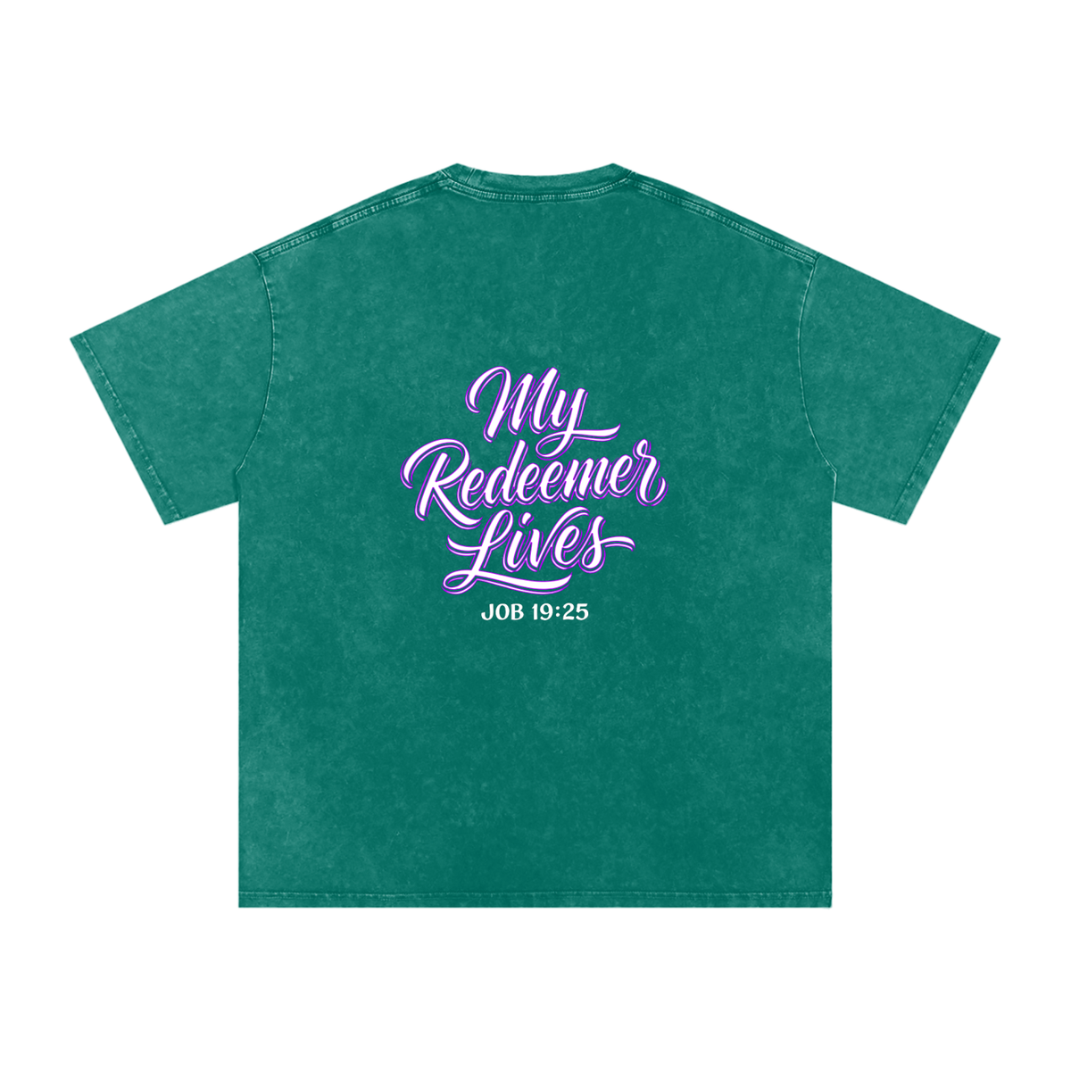 Redeemer Snow Washed Oversized Cotton T-Shirt