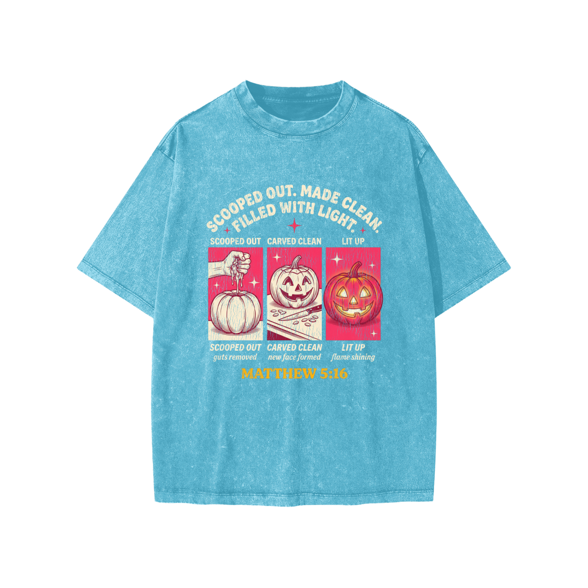 Scooped out Snow Washed Kids' T-Shirt