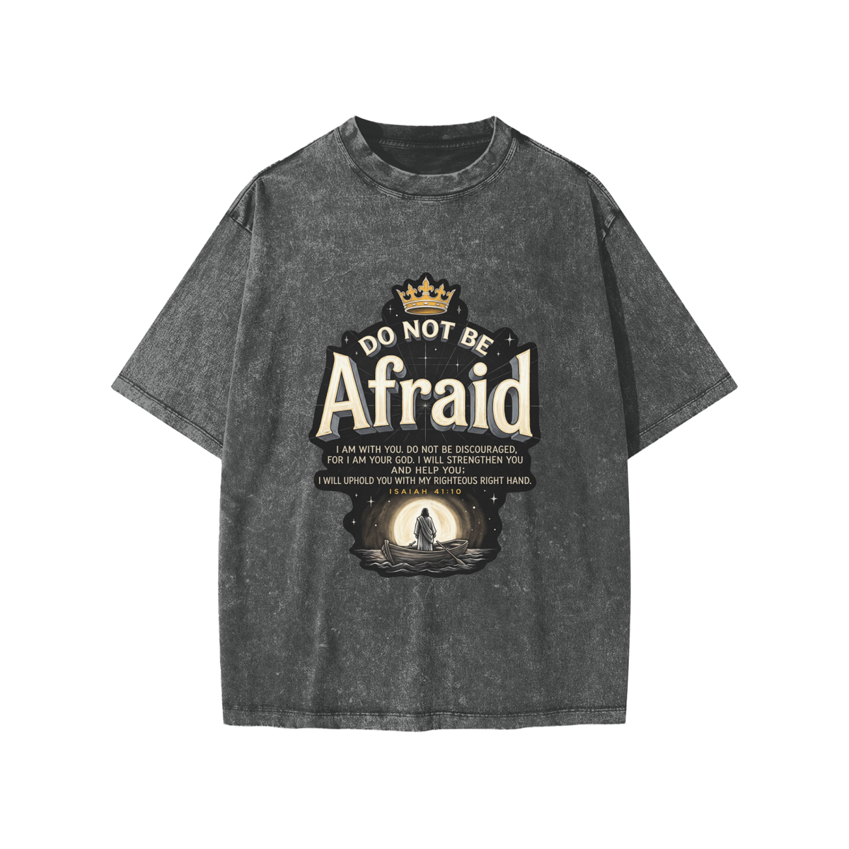 Afraid Snow Washed Kids' T-Shirt