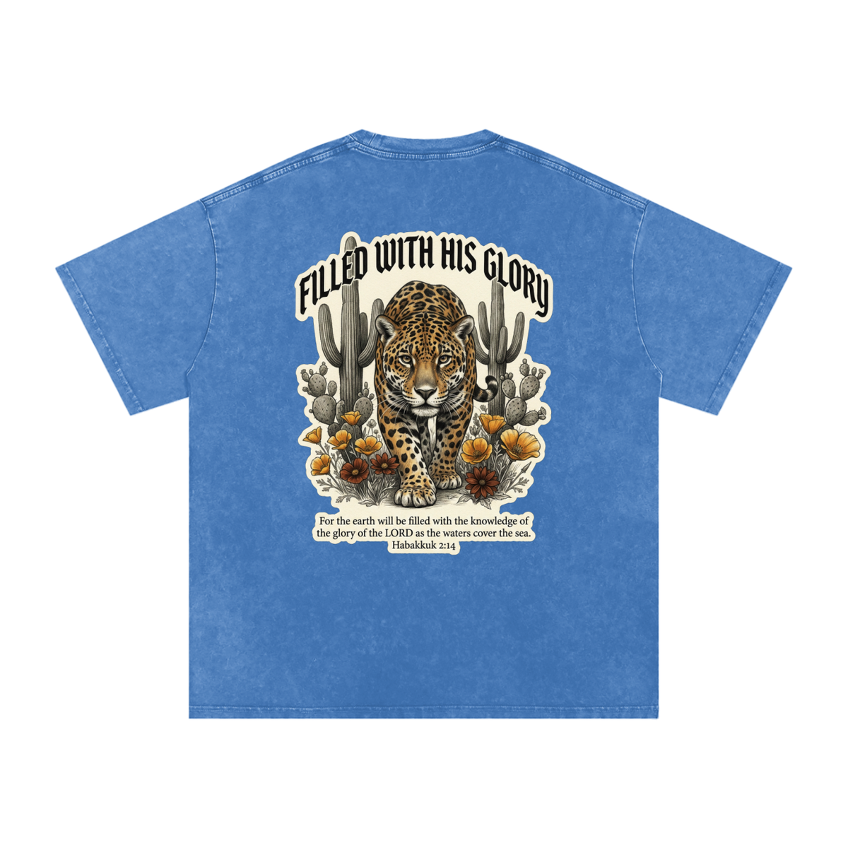 Glory Snow Washed Oversized Cotton T-Shirt