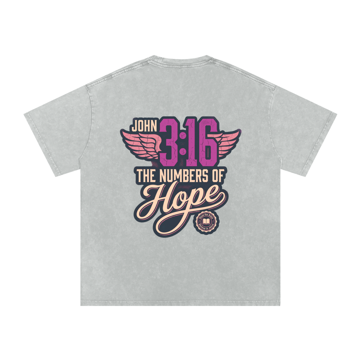 316 Snow Washed Oversized Cotton T-Shirt