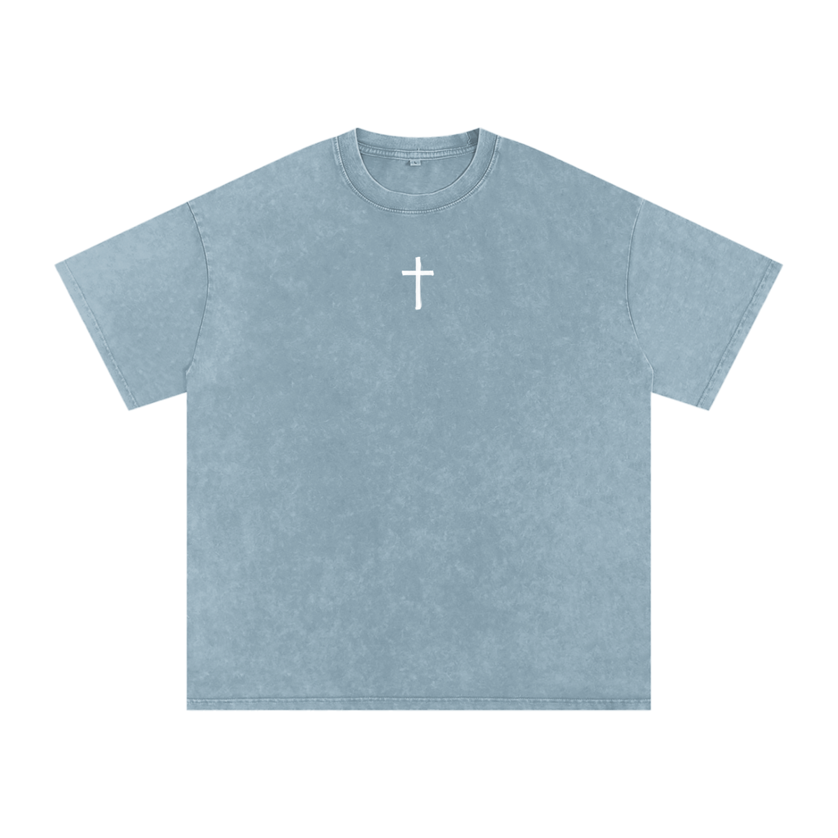 Fruit of the Spirt Snow Washed Oversized Cotton T-Shirt