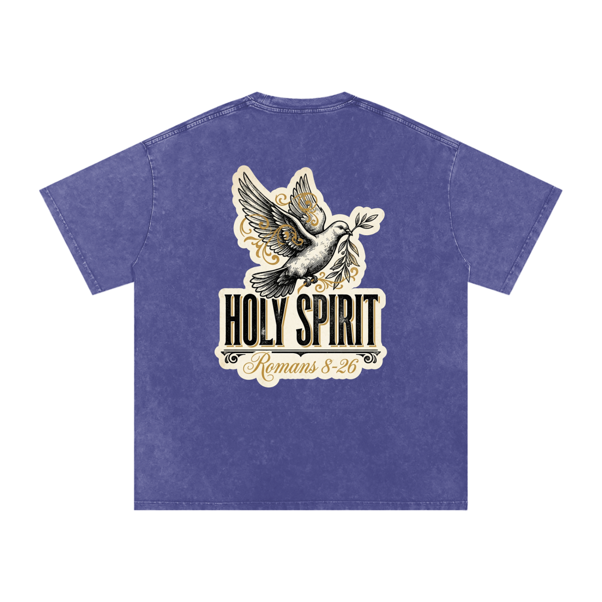 Holy spirt Snow Washed Oversized Cotton T-Shirt