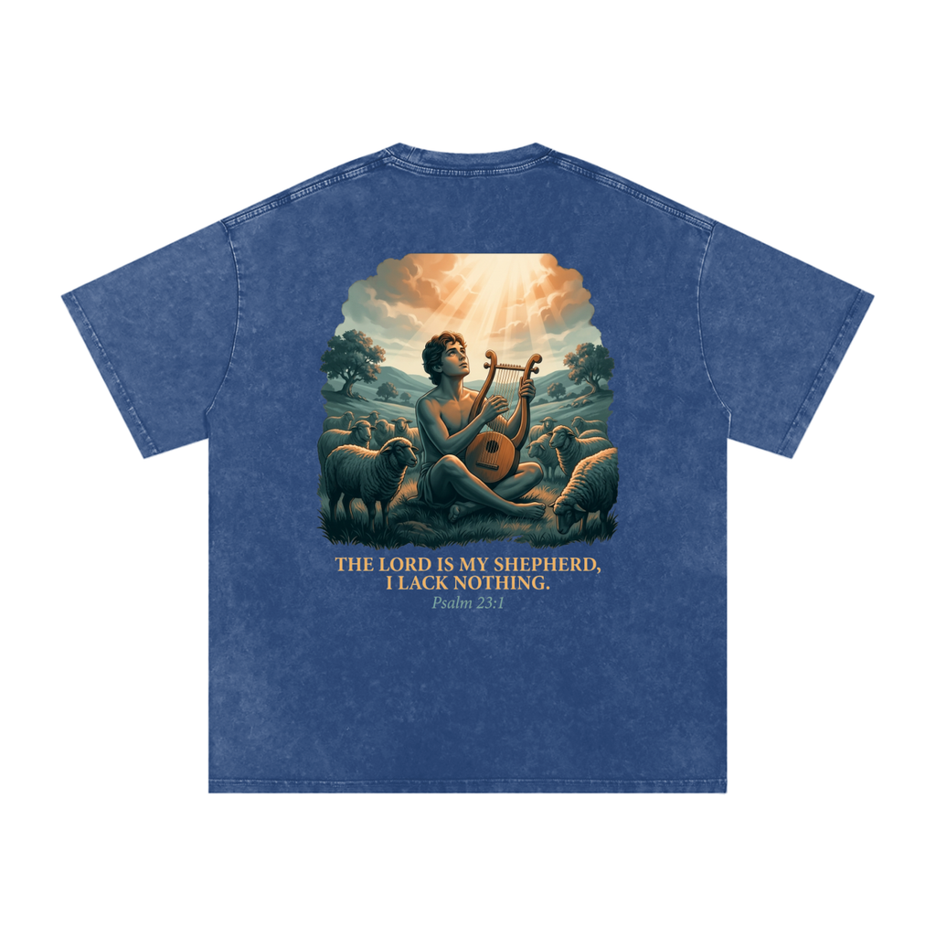 David Snow Washed Oversized Cotton T-Shirt