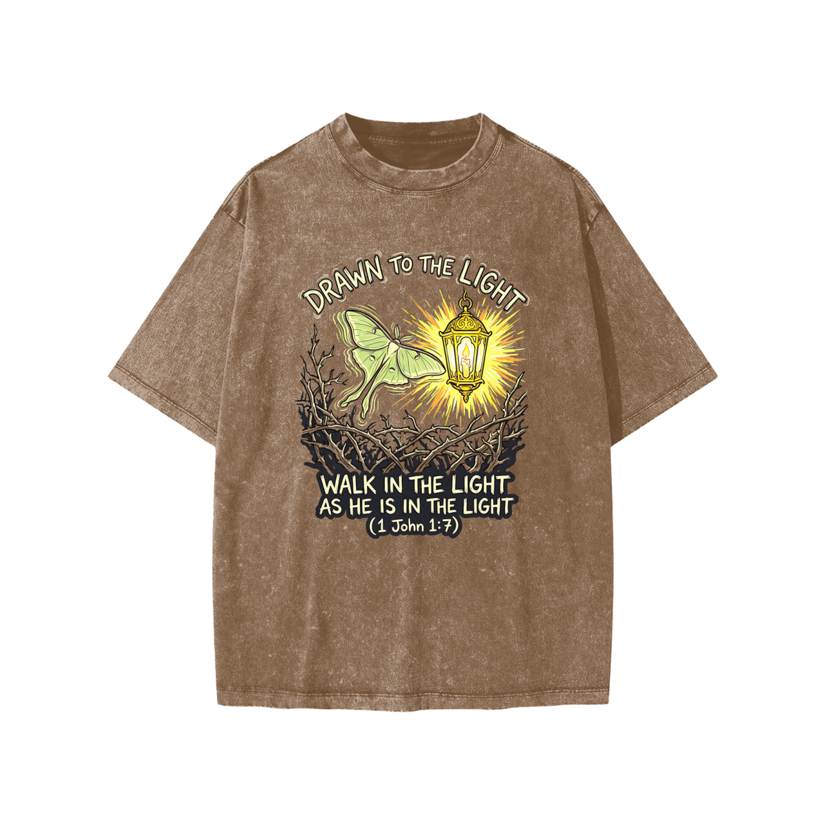 Moth Snow Washed Kids' T-Shirt
