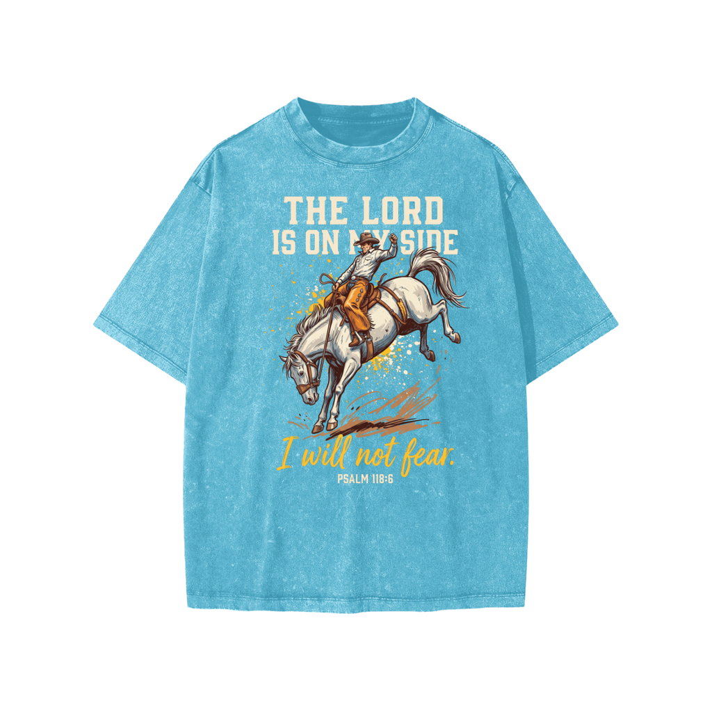 I Will Not Fear Snow Washed Kids' T-Shirt
