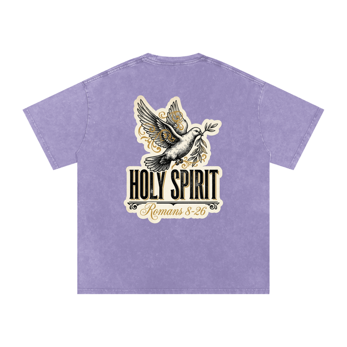 Holy spirt Snow Washed Oversized Cotton T-Shirt