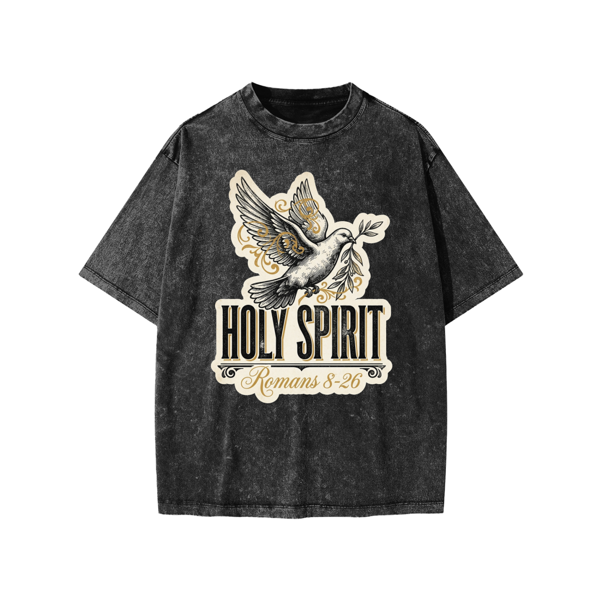Holy Spirit Snow Washed Kids' T-Shirt