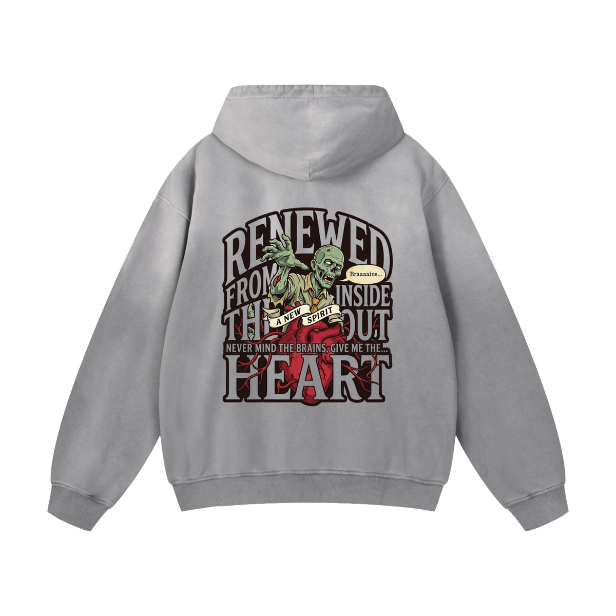 Zombie Heavyweight Sunfade Oversized Hoodie
