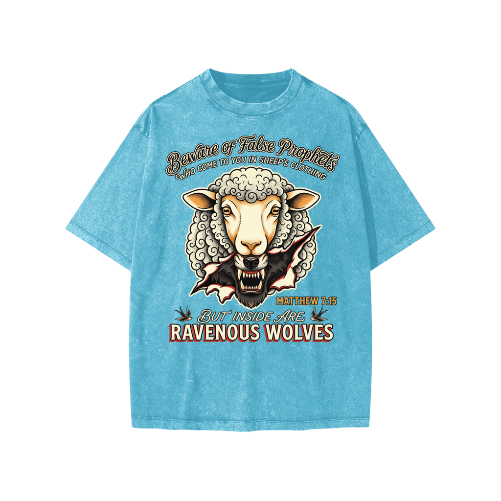 Wolves Snow Washed Kids' T-Shirt