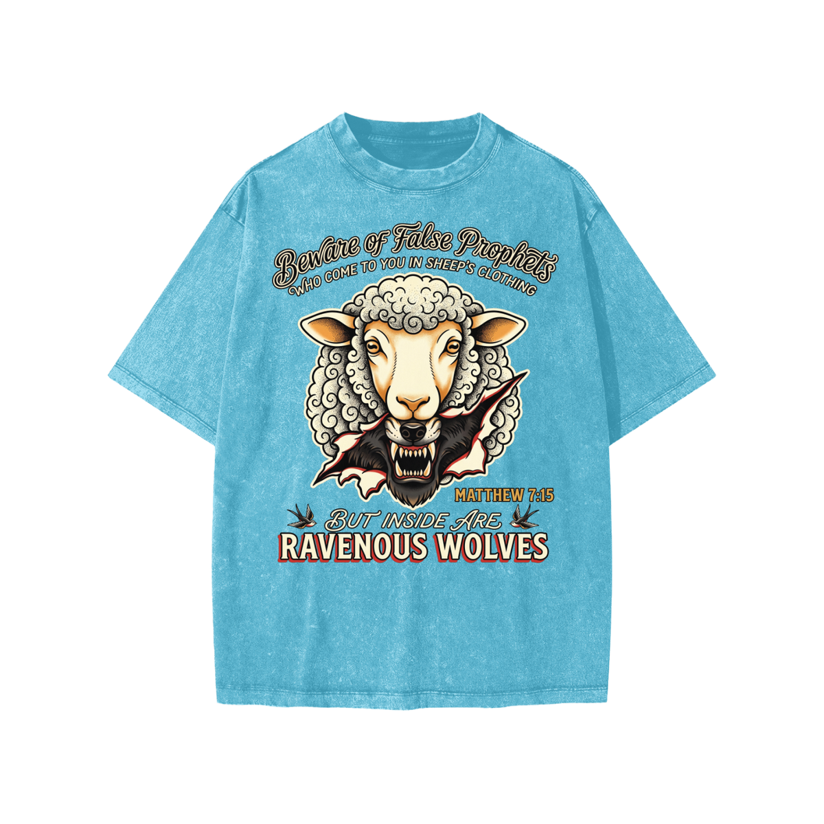 Wolves Snow Washed Kids' T-Shirt