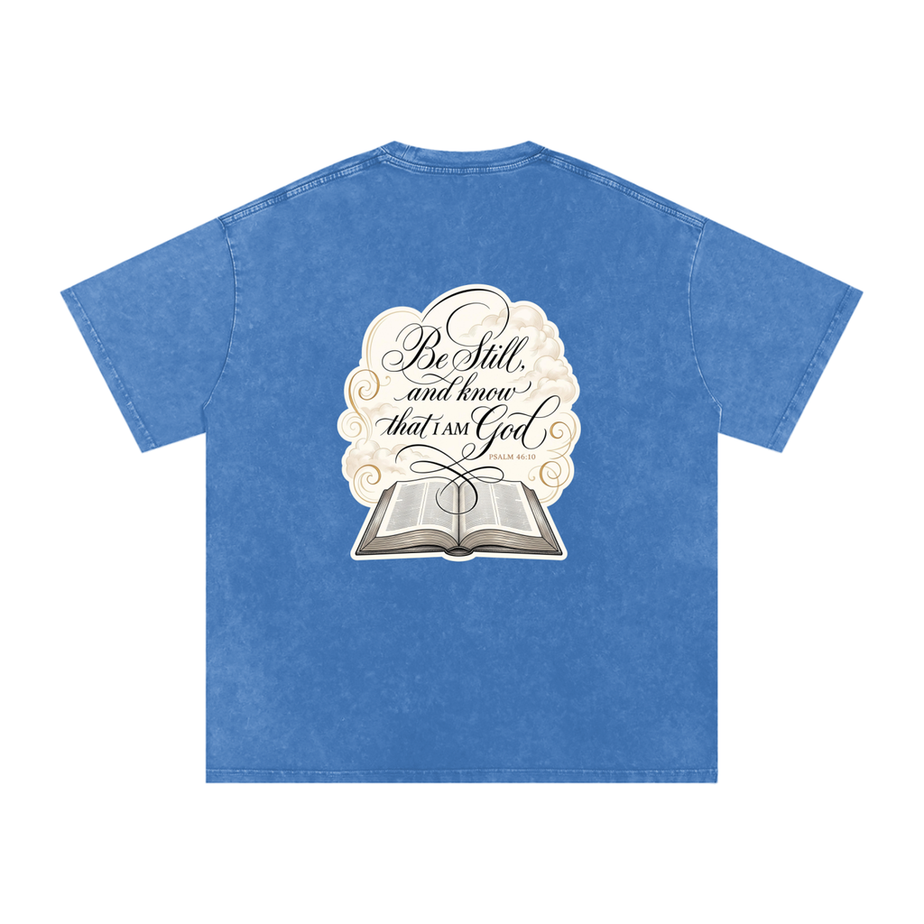 I AM Snow Washed Oversized Cotton T-Shirt
