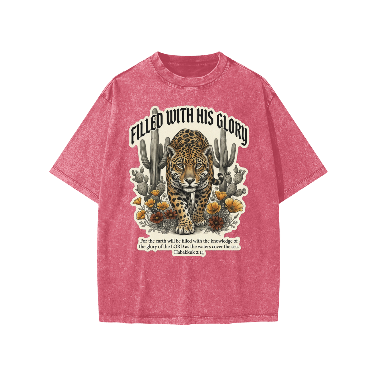 Filled with his Glory Snow Washed Kids' T-Shirt
