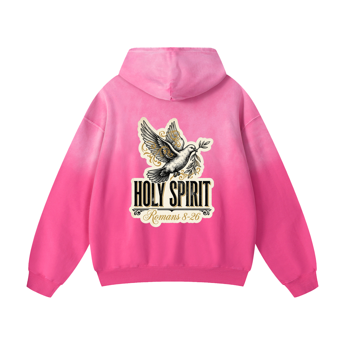 Holy Spirt Heavyweight Sunfade Oversized Hoodie
