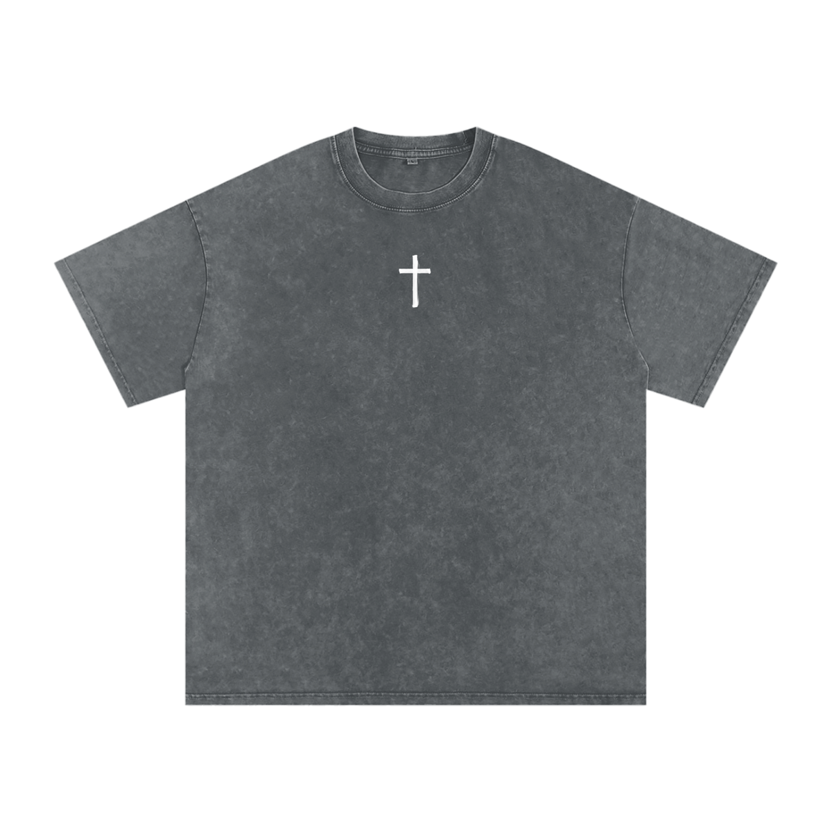 Jesus is King Snow Washed Oversized Cotton T-Shirt