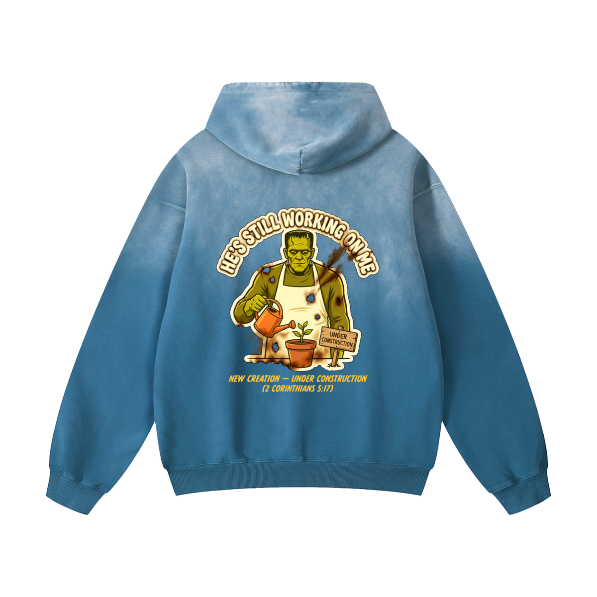 Franky Heavyweight Sunfade Oversized Hoodie