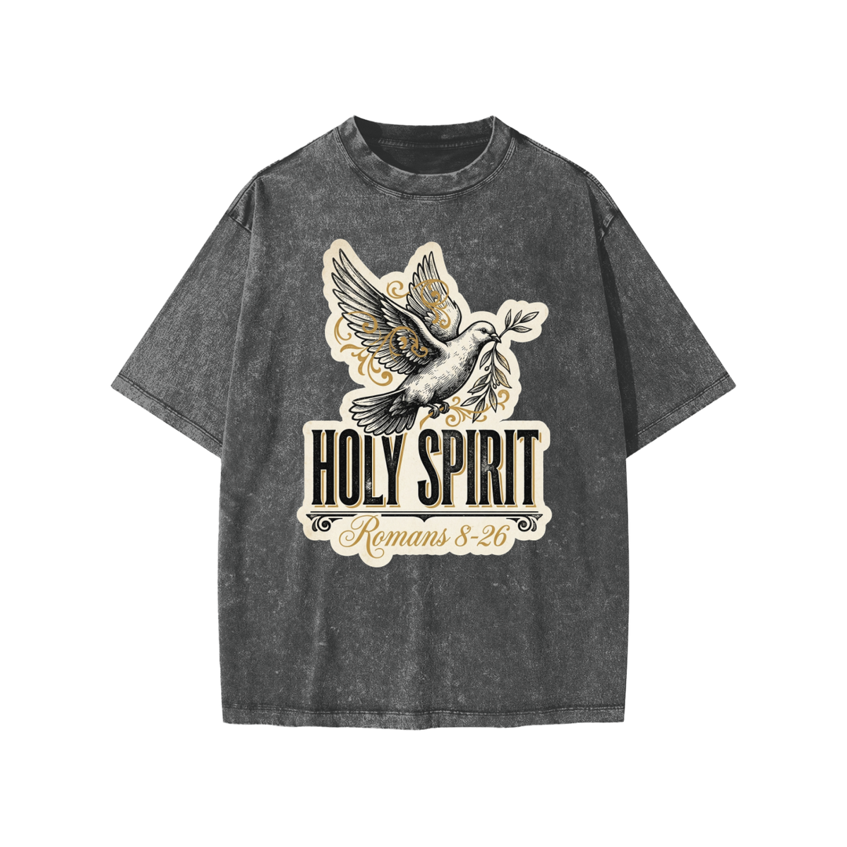 Holy Spirit Snow Washed Kids' T-Shirt