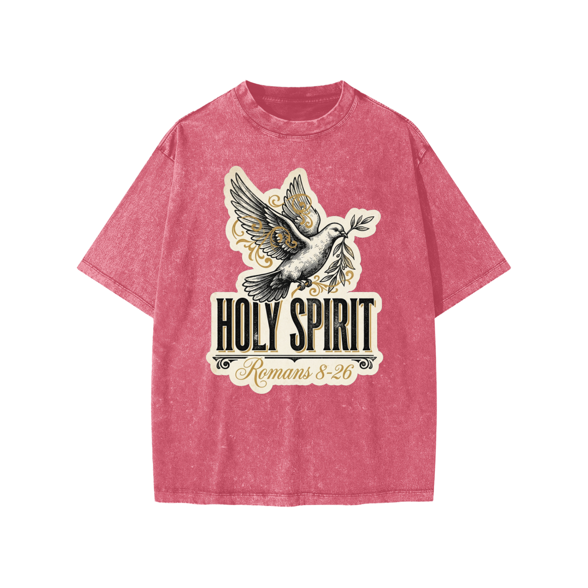 Holy Spirit Snow Washed Kids' T-Shirt