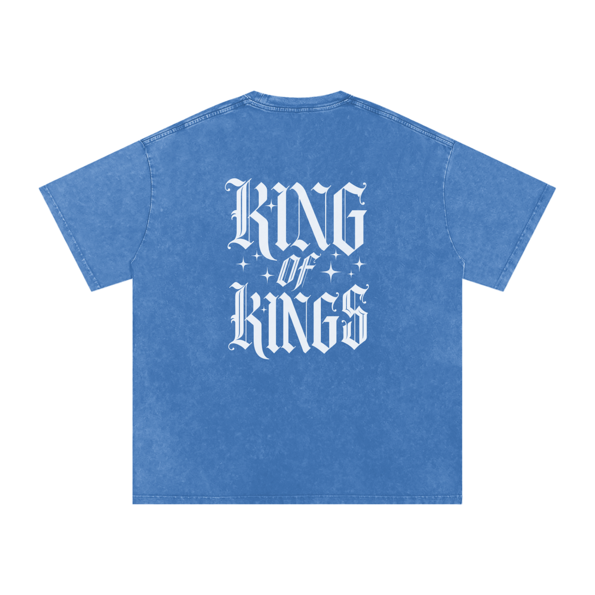 King of Kings Snow Washed Oversized Cotton T-Shirt