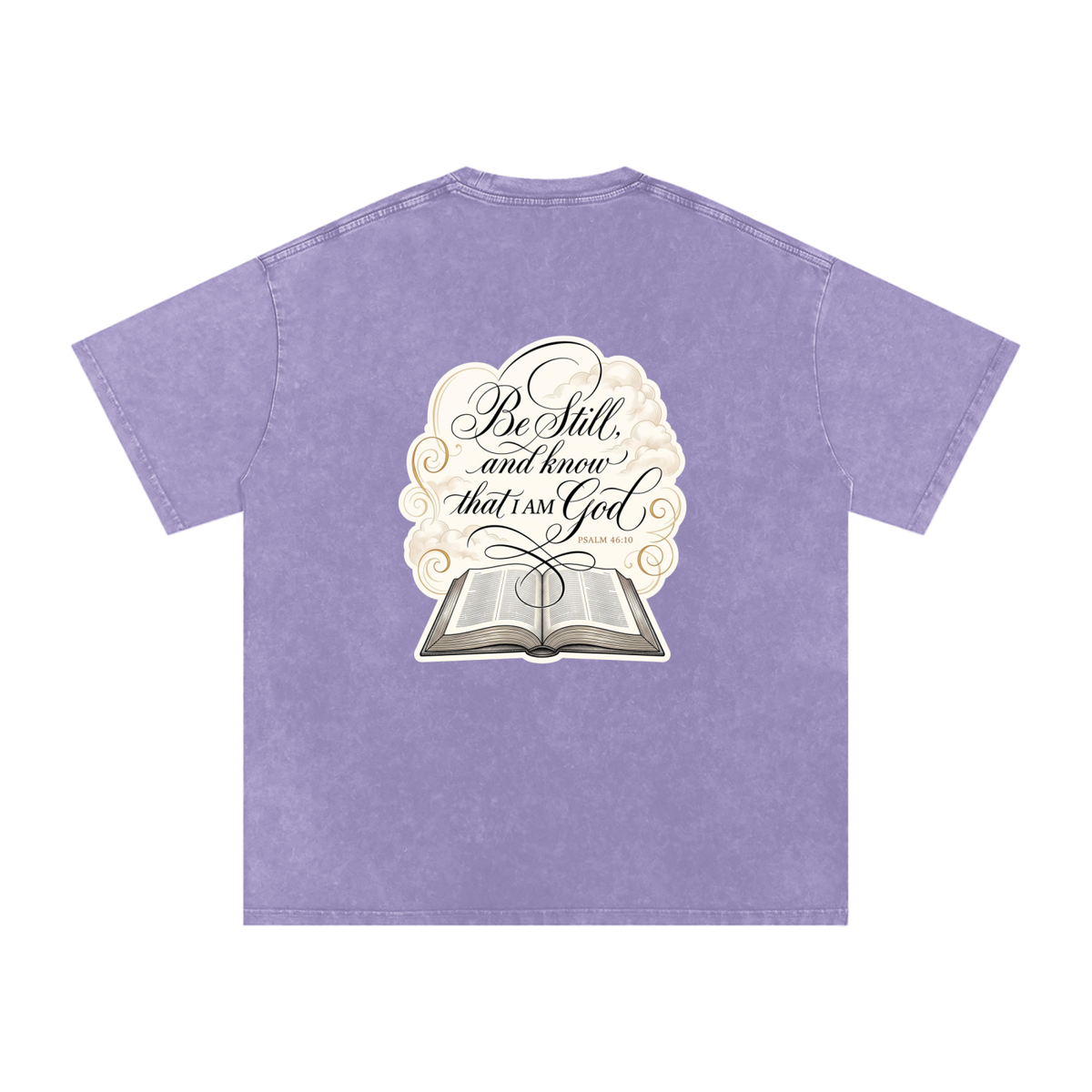 I AM Snow Washed Oversized Cotton T-Shirt