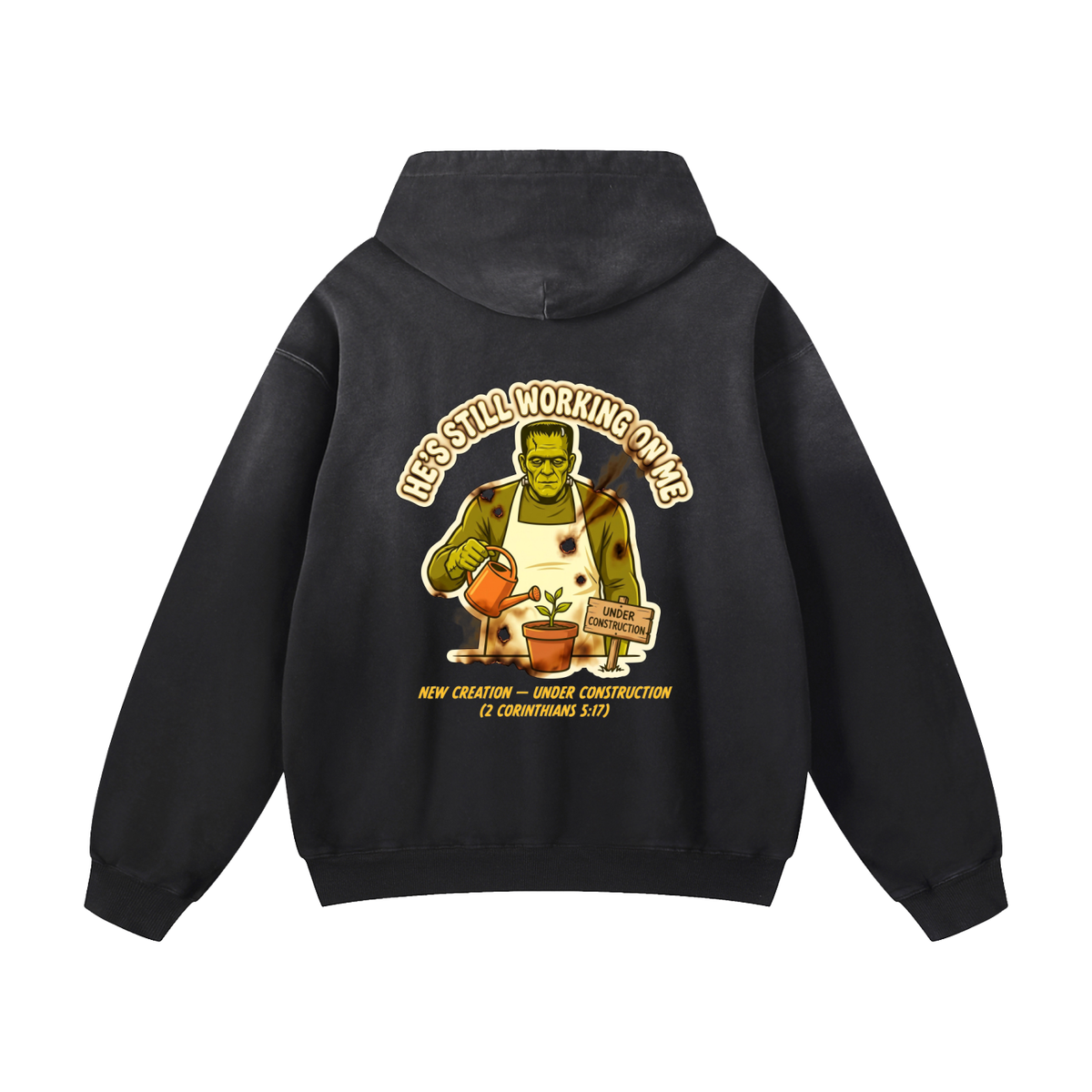 Franky Heavyweight Sunfade Oversized Hoodie