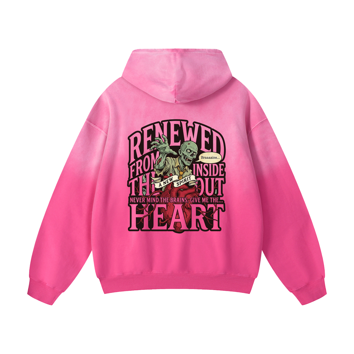 Zombie Heavyweight Sunfade Oversized Hoodie