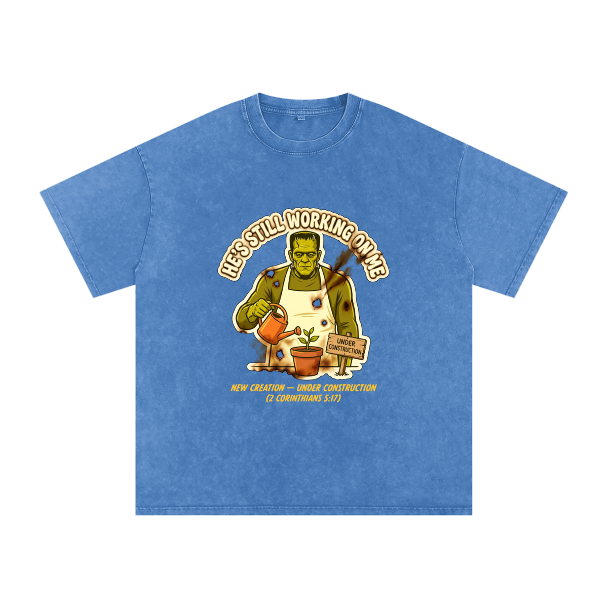 Franky Snow Washed Oversized Cotton T-Shirt