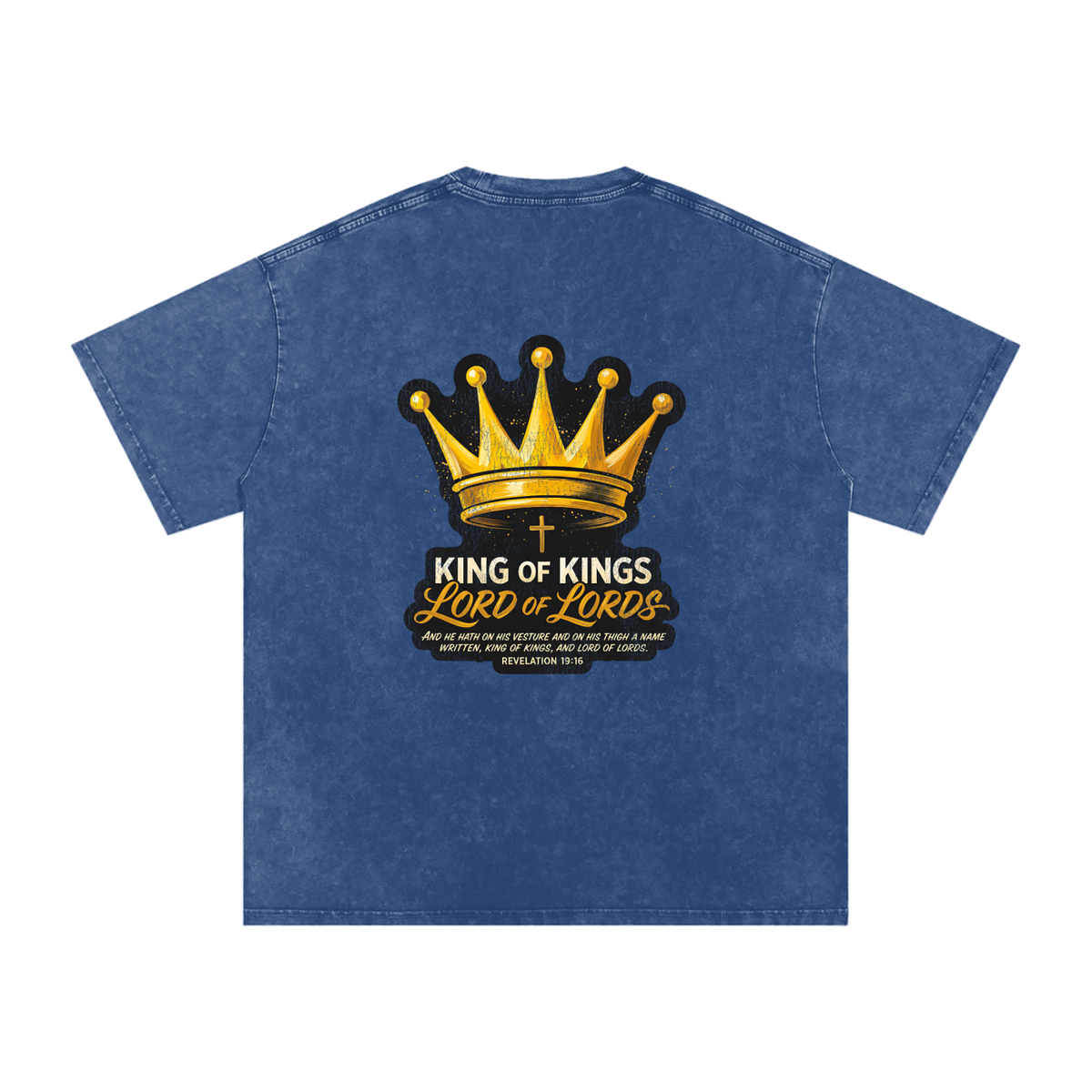 Lord of Lords Snow Washed Oversized Cotton T-Shirt