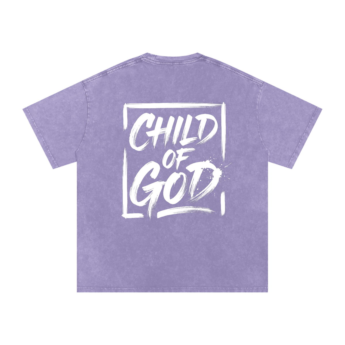 Child of God Snow Washed Oversized Cotton T-Shirt