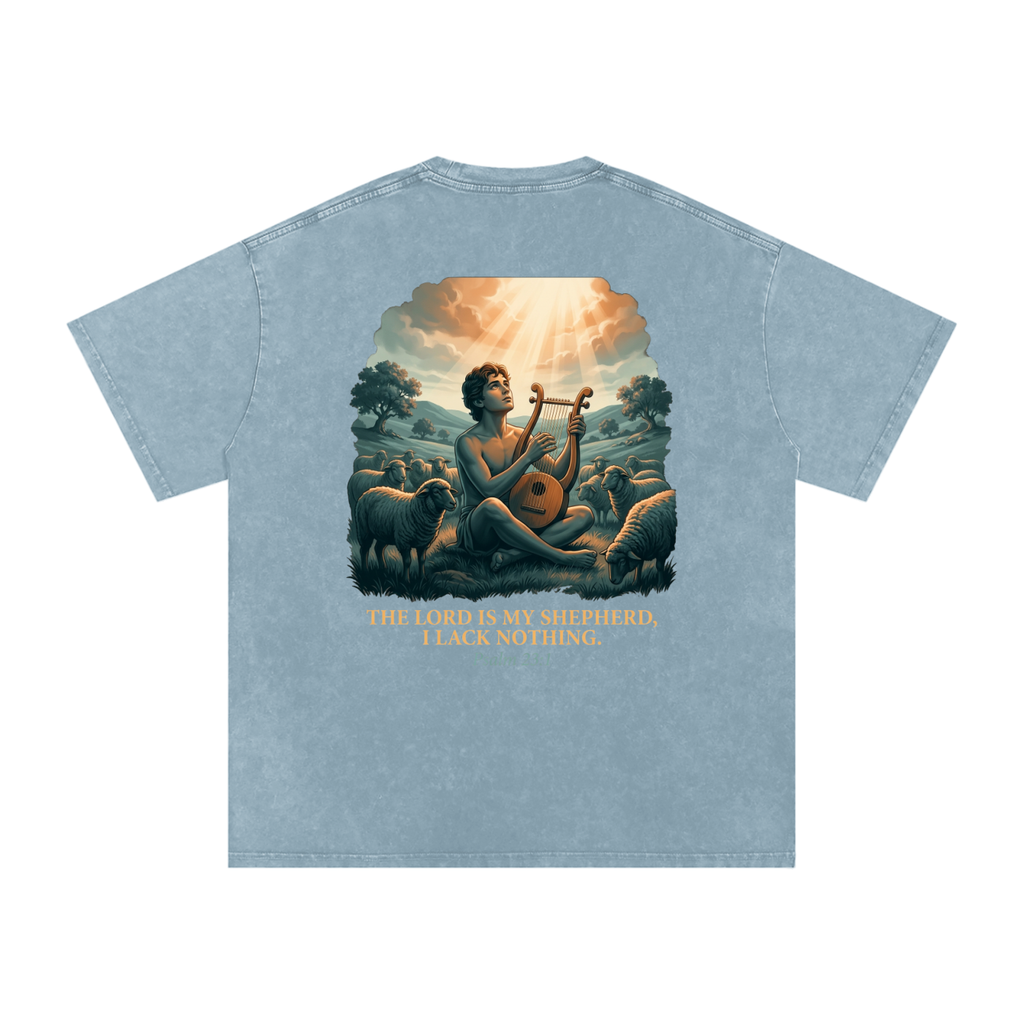 David Snow Washed Oversized Cotton T-Shirt
